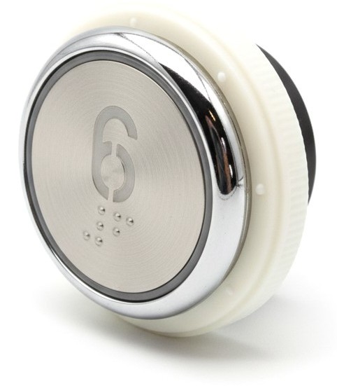 Anigmo touchless buttons for elevators, round, model AL-37D