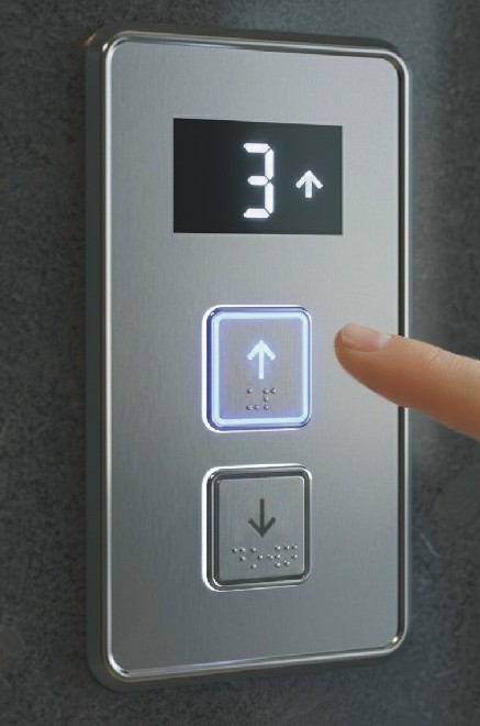 Anigmo touchless buttons for elevators / lifts