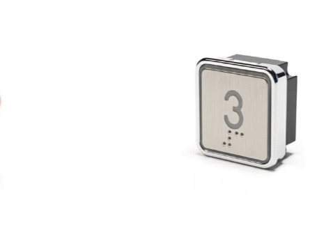 Anigmo touchless elevator button