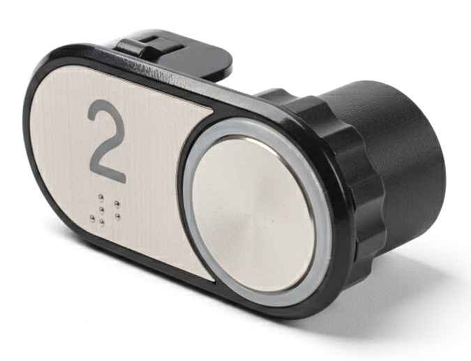 Anigmo touchless buttons for elevators, oblong, model AL-70D