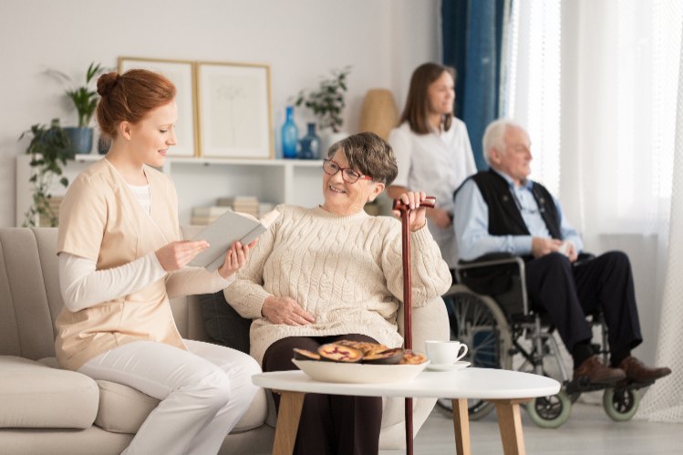 Anigmo touchless switch in retirement homes