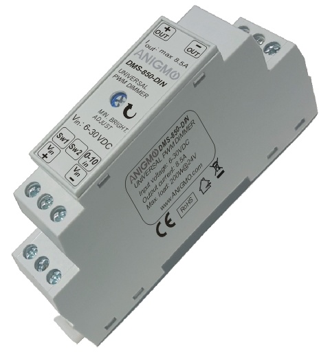 Universal 8.5A LED dimmer for DIN rail<br>, Anigmo Online Store