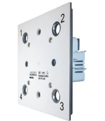 4-Way Touchless Button SMU-04A<br>including White Glass 4-Way Switch plate (cross) PG001-UQ1