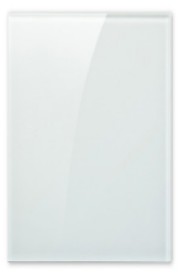 White Glass Switch plate
