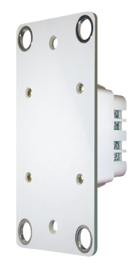 Touchless button (Relay out / latching) AUR-24RBS<br>including White Glass Switch plate PG001-U